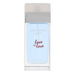 Light Blue Love Is Love Eau De Toilette Spray (Tester) By Dolce & Gabbana